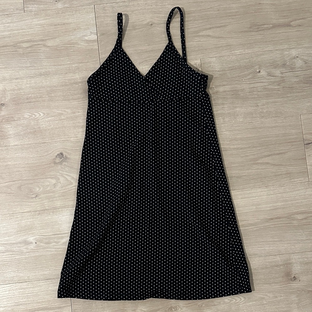 Brandy Melville - Black and White Polka Dot Dress